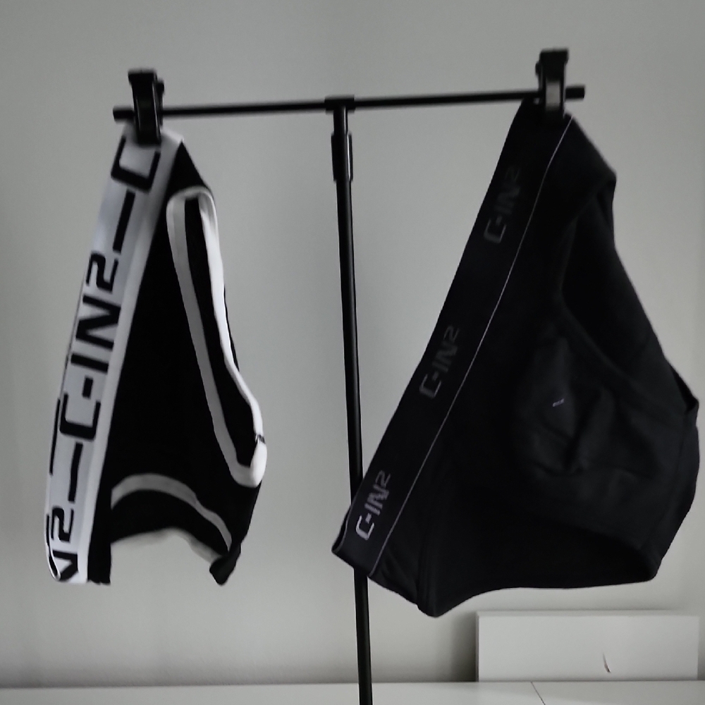 C-IN2 Black and White Underwear Set